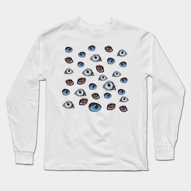 My Eyes Long Sleeve T-Shirt by Manitarka